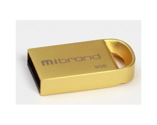 USB флеш накопичувач Mibrand 8GB lynx Gold USB 2.0 (MI2.0/LY8M2G) 