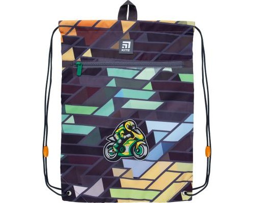 Сумка для взуття Kite Education Motorbike з кишенею (K21-601M-8)