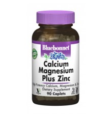 Мінерали Bluebonnet Nutrition Кальцій Магній + Цинк, 90 капсул (BLB0698)