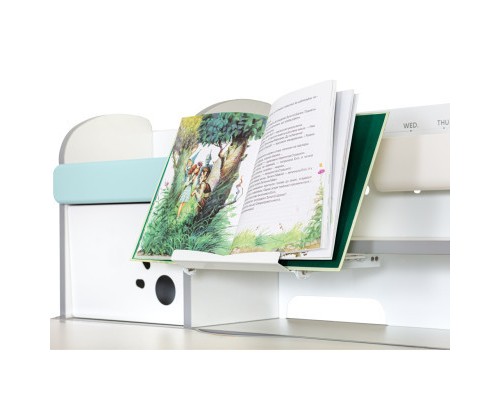 Парта Mealux Edmonton Multicolor BL з полицею (BD-610 W/МС + BL с полкой)
