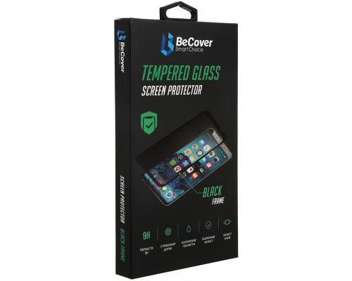 Скло захисне BeCover Realme 8 Black (706657)