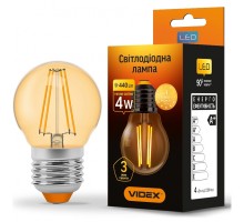 Лампочка TITANUM Filament G45 4W E27 2200K бронза (TLFG4504272A)