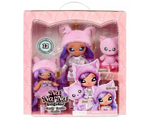 Лялька Na! Na! Na! Surprise Сім'я Кітті Лаванди (575962)