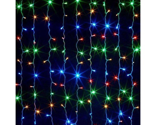 Гірлянда ColorWay штора водоспад 3x3м 300LED 220V кольорова (CW-GW-300L33VWFMC)
