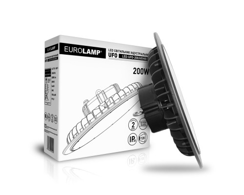 Світильник Eurolamp LED High Bay UFO IP65 200W 6500K (LED-UFO-200/65(HB))