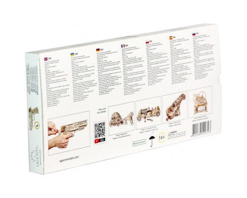 Конструктор Ugears Пістолет Вольф-01 (70047)