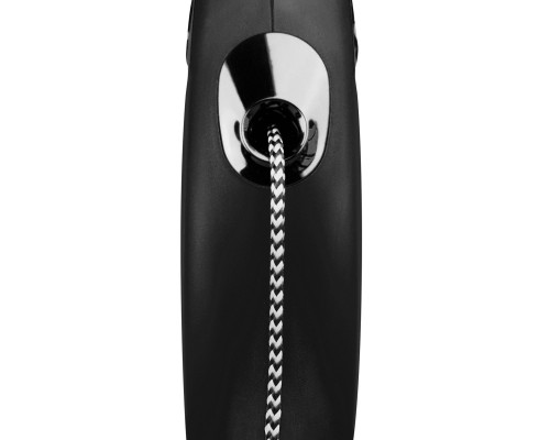 Повідок для собак Flexi New Classic M 8 м (чорний) (4000498022825)