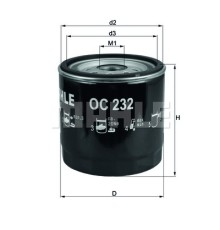 Фільтр масляний Mahle OC232