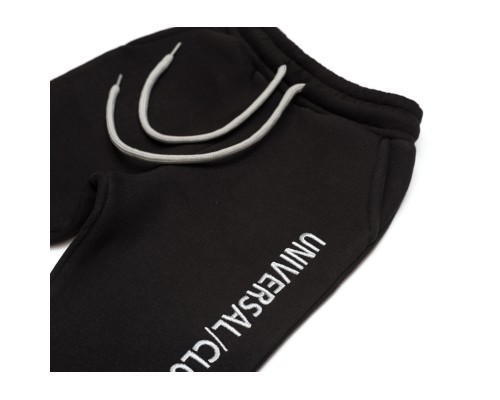 Штани дитячі Cloise спортивні на флісі (CL0155004-128B-black)