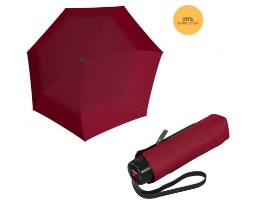 Парасоля Knirps T.020 Small Manual Dark Red UV Protection (Kn95 3020 1510)