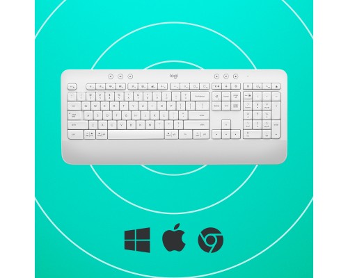 Клавіатура Logitech Signature K650 USB/Bluetooth UA Off-White (920-010977)