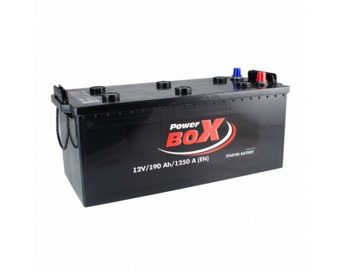 Акумулятор автомобільний PowerBox 190 Аh/12V А1 Euro (SLF190-00)