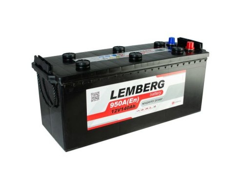 Акумулятор автомобільний LEMBERG 140 Аh/12V (LB140-3)