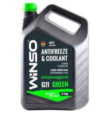 Антифриз WINSO WINSO GREEN G11 green 5kg (880950)