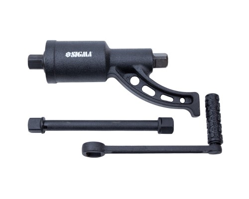 Гайковерт Sigma ручной 350мм, 6800Нм (1:68) с насадками 32, 33мм (6009021)