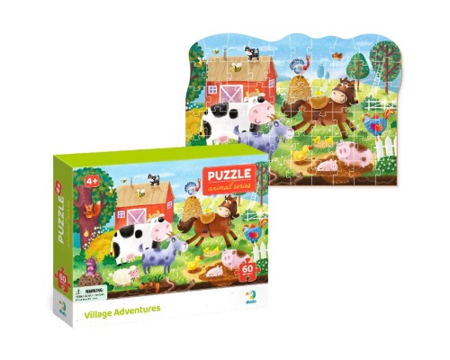 Пазл DoDo Сільські пригоди, 60 елементів (300377)