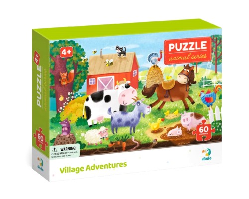 Пазл DoDo Сільські пригоди, 60 елементів (300377)