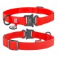 Нашийник для тварин WAUDOG Waterproof з QR паспортом XL Ш 25 мм Д 35-58 см(червоний) (27843)