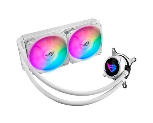 Система рідинного охолодження ASUS ROG STRIX LC 240 RGB WHITE EDITION AMD AM4, TR4, LGA 115x,1366,2011,2011-3,2066 RGB WHITE EDITIO (90RC0062-M0UAY0)