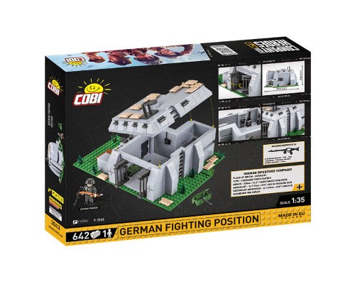 Конструктор Cobi Company of Heroes 3 Німецький дот, 642 деталей (COBI-3043)