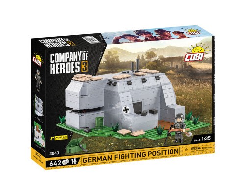 Конструктор Cobi Company of Heroes 3 Німецький дот, 642 деталей (COBI-3043)