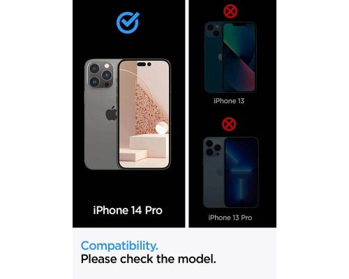 Скло захисне Spigen Apple Iphone 14 Pro Glas tR Align Master FC (2 Pack), Black (AGL05216)