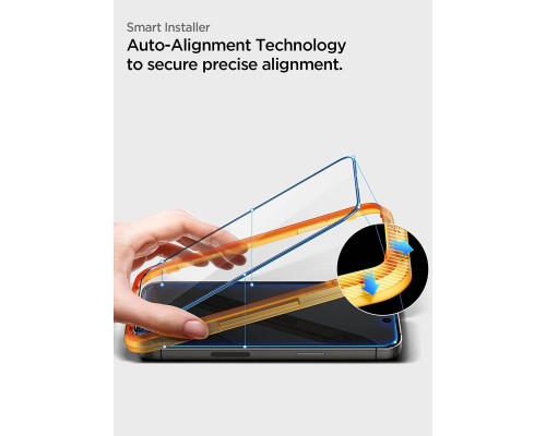Скло захисне Spigen Apple Iphone 14 Pro Glas tR Align Master FC (2 Pack), Black (AGL05216)
