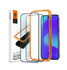 Скло захисне Spigen Apple Iphone 14 Pro Glas tR Align Master FC (2 Pack), Black (AGL05216)