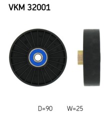 Ролик натягувача ременя SKF VKM 32001