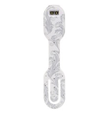 Закладки для книг Flexilight ліхтарик Rechargeable - Білі квіти (FLRWF)