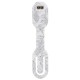 Закладки для книг Flexilight ліхтарик Rechargeable - Білі квіти (FLRWF)