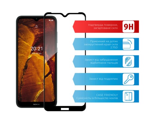 Скло захисне ACCLAB Full Glue Nokia C30 4G (1283126528798)