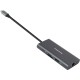 Концентратор PowerPlant USB-C to 2xUSB 3.0, 1xUSB 2.0, 1xType-C (PD), HDMI, SD, RJ45 (CA913497)