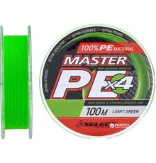 Шнур Select Master PE 100m Light Green 0.12mm 15kg (1870.17.03)