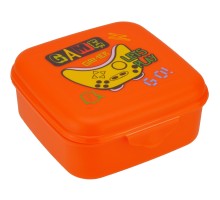 Ланч-бокс дитячий Economix GAME 850 мл, помаранчевий (E98398)