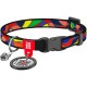 Нашийник для тварин WAUDOG Вітраж з QR паспортом XS 20-30 см (5265)