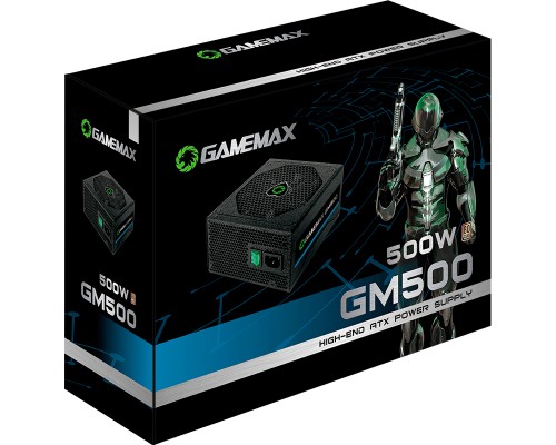 Блок живлення Gamemax GM-500 80+ APFC Black