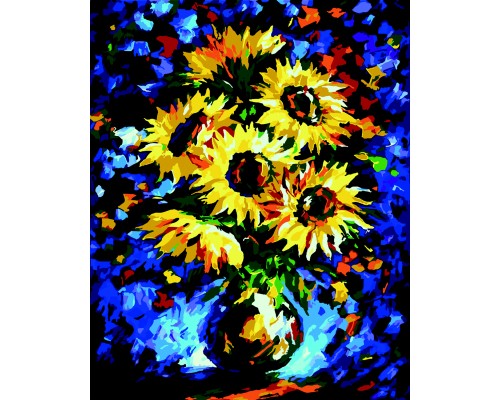 Картина по номерам ZiBi Казкові соняхи 40*50 см ART Line (ZB.64143)