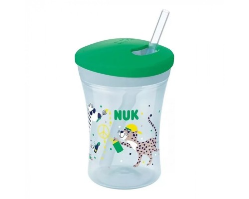 Поїльник-непроливайка Nuk Evolution Action Cup Zoo 230 мл (3952421)