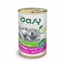 Консерви для собак OASY One Animal Protein ADULT Medium/Large з диким кабаном 400 г (8053017346175)