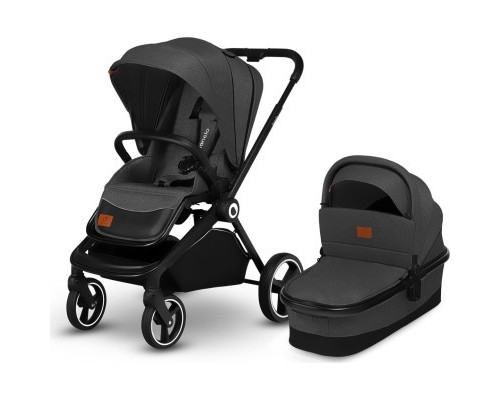 Коляска Lionelo 2 в 1 Mika Grey Graphite (LO-MIKA 2IN1 GREY GRAPHITE)