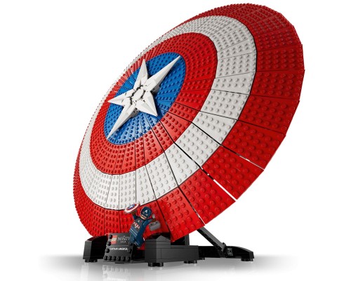 Конструктор LEGO Marvel Щит Капітана Америка 3128 деталей (76262)