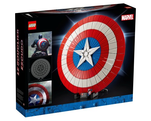Конструктор LEGO Marvel Щит Капітана Америка 3128 деталей (76262)
