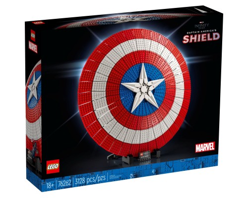 Конструктор LEGO Marvel Щит Капітана Америка 3128 деталей (76262)