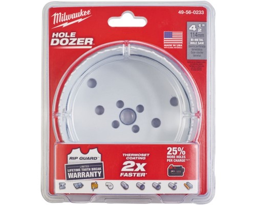 Коронка Milwaukee Bi-Metal 114 мм (49560233)