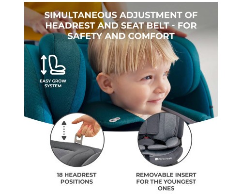 Автокрісло Kinderkraft Oneto3 i-Size Cool Grey (KCONE300GRY0000) (5902533922178)
