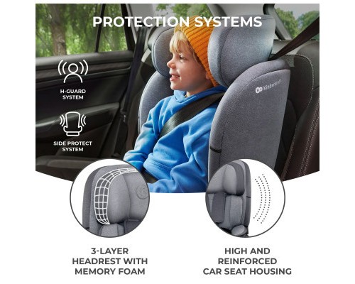 Автокрісло Kinderkraft Oneto3 i-Size Cool Grey (KCONE300GRY0000) (5902533922178)