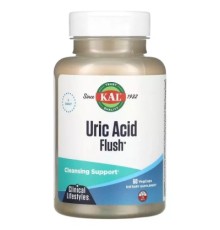 Вітамінно-мінеральний комплекс KAL Очищувач від сечової кислоти, Uric Acid Flush, 60 вегетаріанс (CAL-22107)