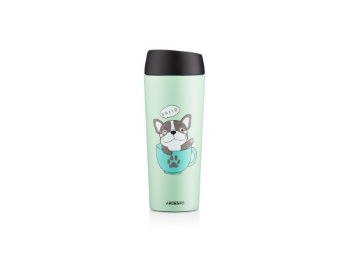 Термокружка Ardesto Coffee Тime Frenchie 450 мл Зелена (AR2645DG)