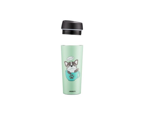 Термокружка Ardesto Coffee Тime Frenchie 450 мл Зелена (AR2645DG)